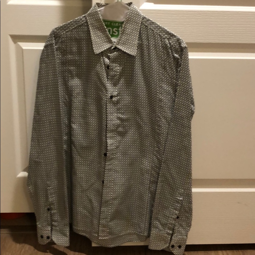 Hugo Boss Geometric Pattern Button up